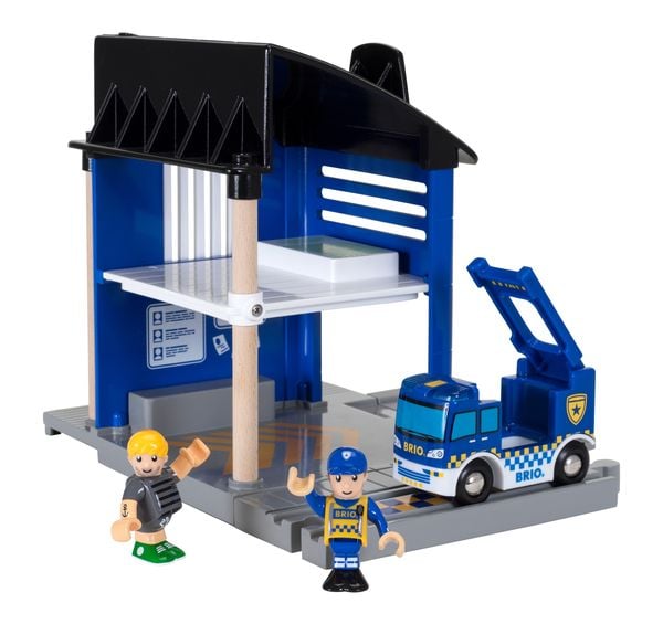 BRIO - Polizeistation mit Einsatzfahrzeug