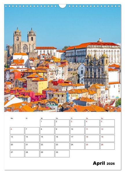 Produktbild: Porto - ein Traumreiseziel (Wandkalender 2026 DIN A3 hoch), CALVENDO Monatskalender