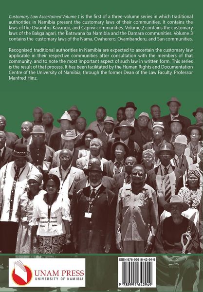 Produktbild: Customary Law Ascertained Volume 1