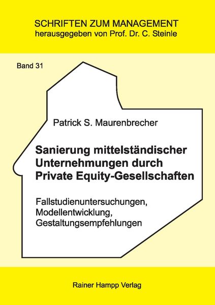 Produktbild: Sanierung mittelst&auml;ndischer Unternehmungen durch Private Equity-Gesellschaften