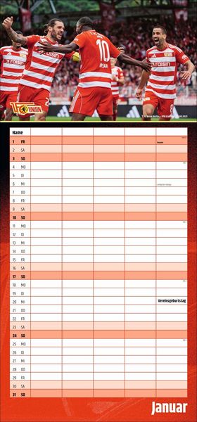 Produktbild: 1. FC Union Berlin Familienplaner 2027