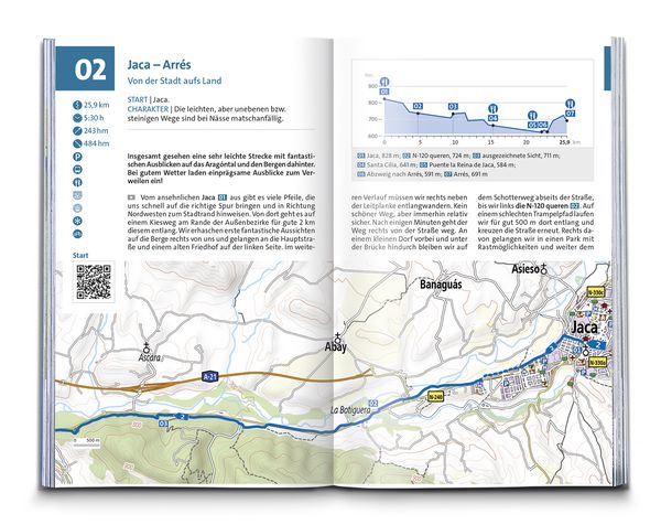Produktbild: KOMPASS Wanderf&uuml;hrer Jakobsweg Spanien, Camino Franc&eacute;s. Von den Pyren&auml;en nach Santiago de Compostela und Fisterra, 46 Etappen mit Extra-Tourenkarte