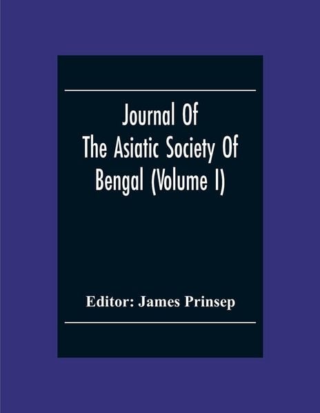 Produktbild: Journal Of The Asiatic Society Of Bengal (Volume I)