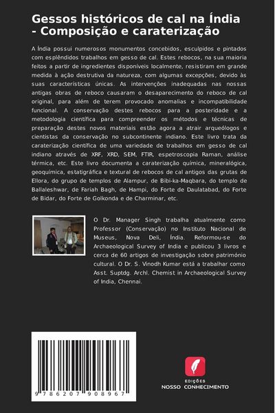Produktbild: Gessos hist&oacute;ricos de cal na &Iacute;ndia - Composi&ccedil;&atilde;o e carateriza&ccedil;&atilde;o