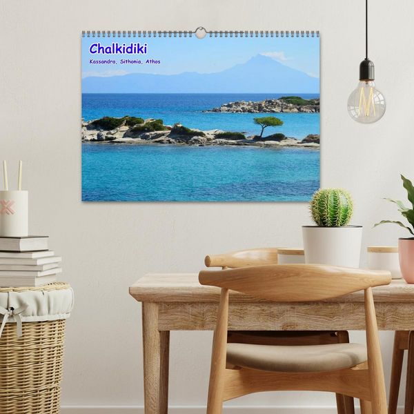 Produktbild: Chalkidiki: Kassandra, Sithonia, Athos (Wandkalender 2026 DIN A3 quer), CALVENDO Monatskalender