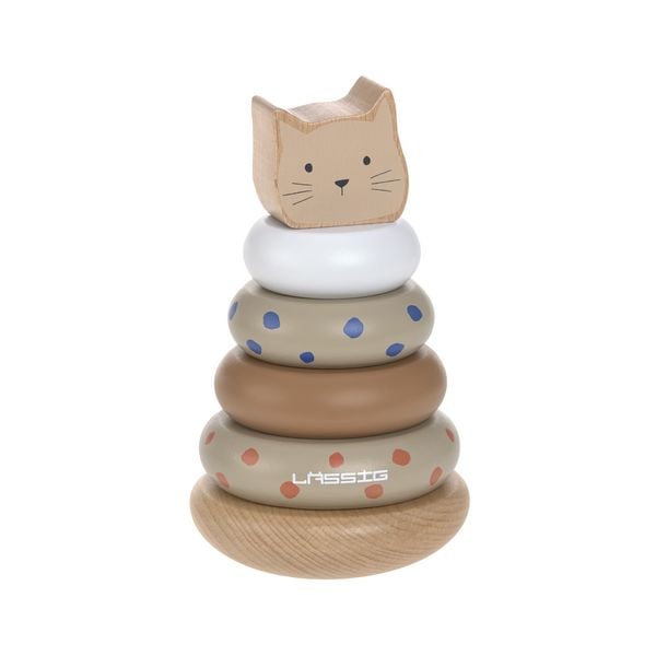 Produktbild: Stacking Ring Tower Wood Little Mateys