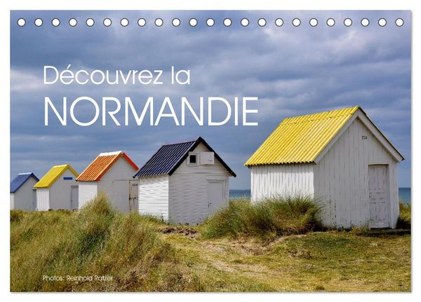 Découvrez la Normandie (Calendrier de bureau 2026 DIN A5 vertical), CALVENDO calendrier mensuel