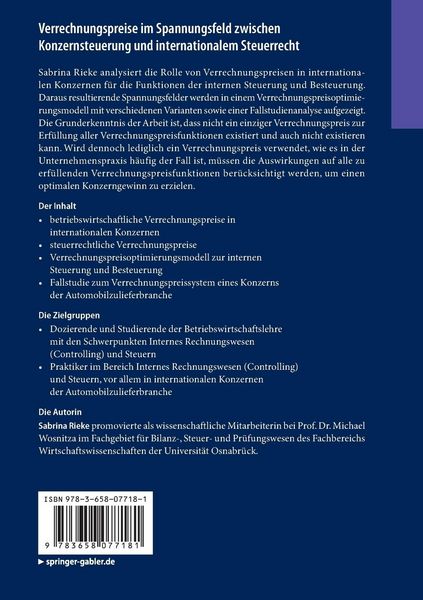Produktbild: Verrechnungspreise im Spannungsfeld zwischen Konzernsteuerung und internationalem Steuerrecht
