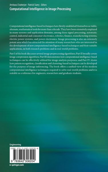 Produktbild: Computational Intelligence in Image Processing