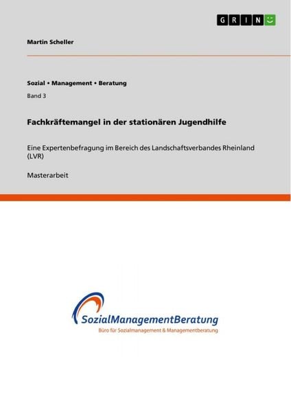 Fachkräftemangel in der stationären Jugendhilfe, Taschenbuch von Martin Scheller, GRIN, 9783656066354