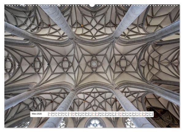 Produktbild: Gew&ouml;lbe des Glaubens &ndash; Kirchendecken Europas (Wandkalender 2026 DIN A2 quer), CALVENDO Monatskalender