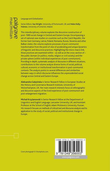 Produktbild: Discourse and Transformation in Central and Eastern Europe
