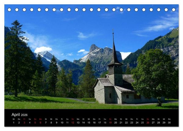 Produktbild: Die Welt der Berge (Tischkalender 2026 DIN A5 quer), CALVENDO Monatskalender