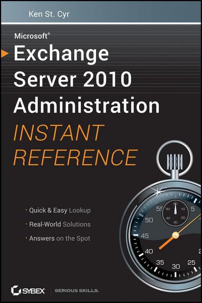 Produktbild: Microsoft Exchange Server 2010 Administration Instant Reference