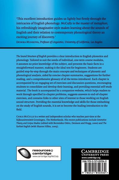 Produktbild: The Sound Structure of English