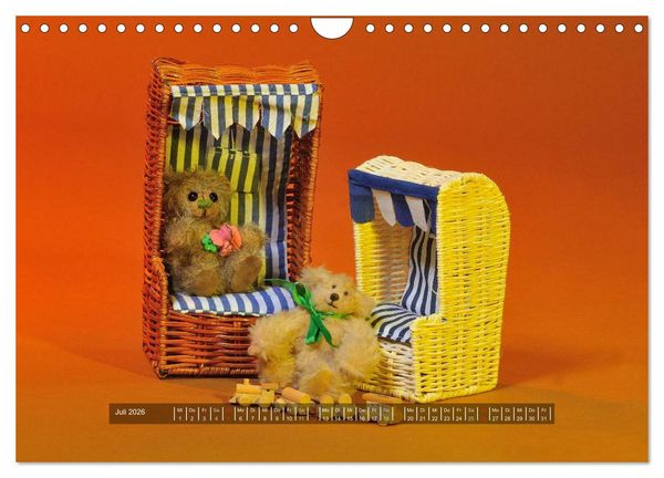 Produktbild: Die Teddys sind los (Wandkalender 2026 DIN A4 quer), CALVENDO Monatskalender