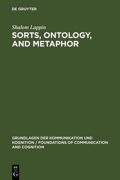 Produktbild: Sorts, Ontology, and Metaphor