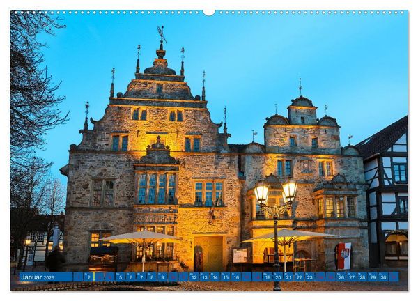 Produktbild: Romantisches RINTELN (Wandkalender 2026 DIN A2 quer), CALVENDO Monatskalender