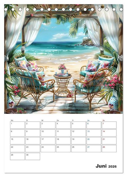 Produktbild: Sand zwischen den Zehen (Tischkalender 2026 DIN A5 hoch), CALVENDO Monatskalender