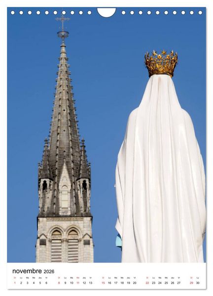Produktbild: LOURDES Patrimoine (Calendrier mural 2026 DIN A4 horizontal), CALVENDO calendrier mensuel