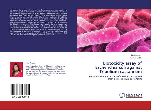 Produktbild: Biotoxicity assay of Escherichia coli against Tribolium castaneum