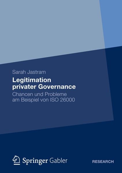 Produktbild: Legitimation privater Governance