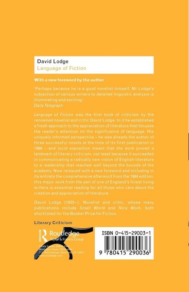 Produktbild: The Language of Fiction