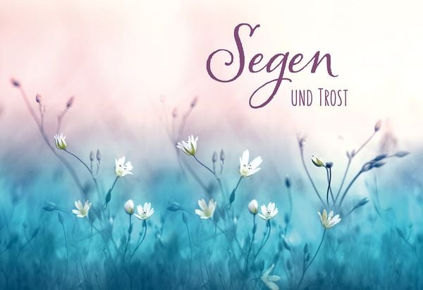 Produktbild: Trauerkarte - Segen und Trost