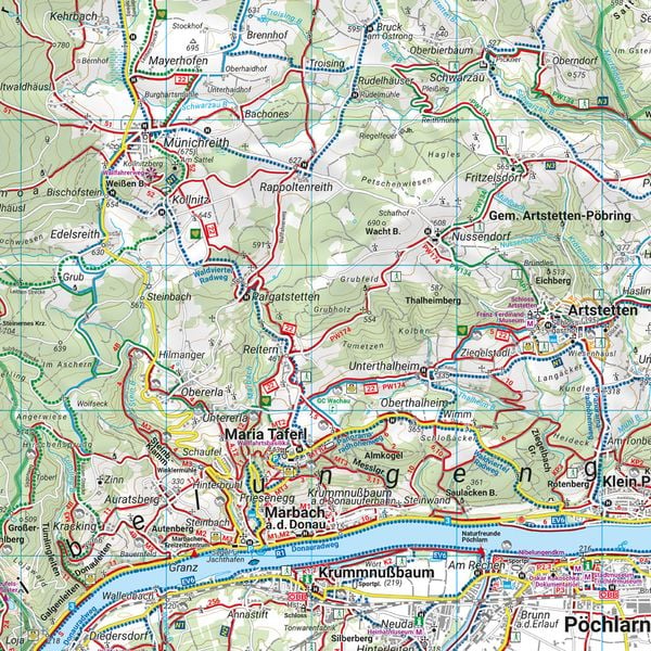Produktbild: Freytag & berndt Wanderkarte WK 0071 Wachau, Welterbesteig - Nibelungengau - Kremstal - Yspertal - Dunkelsteinerwald 1:50.000