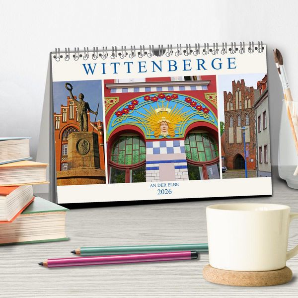 Produktbild: Wittenberge an der Elbe (Tischkalender 2026 DIN A5 quer), CALVENDO Monatskalender