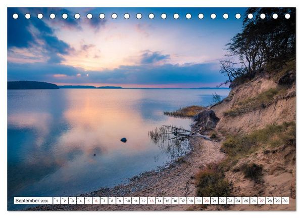 Produktbild: Insel R&uuml;gen - K&uuml;sten zum Tr&auml;umen (Tischkalender 2026 DIN A5 quer), CALVENDO Monatskalender