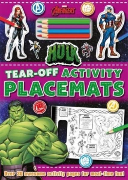 Produktbild: Marvel Avengers Hulk: Tear-Off Activity Placemats
