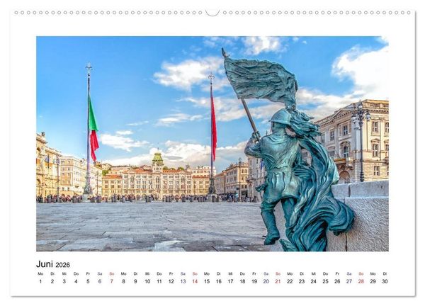 Produktbild: Friaul-Julisch Venetien - Triest (Wandkalender 2026 DIN A2 quer), CALVENDO Monatskalender