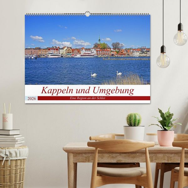 Produktbild: Kappeln und Umgebung (Wandkalender 2026 DIN A2 quer), CALVENDO Monatskalender
