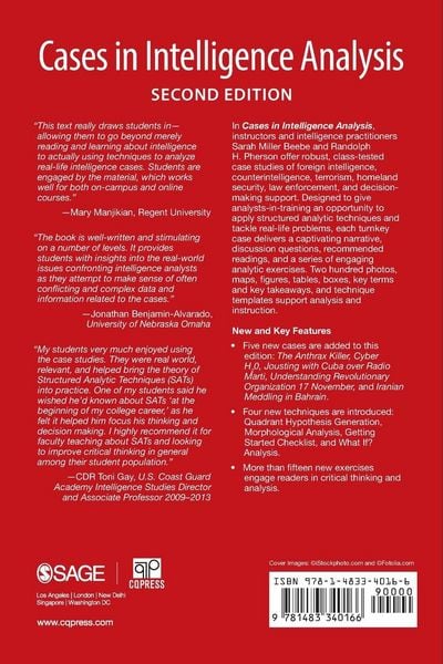 Produktbild: Cases in Intelligence Analysis