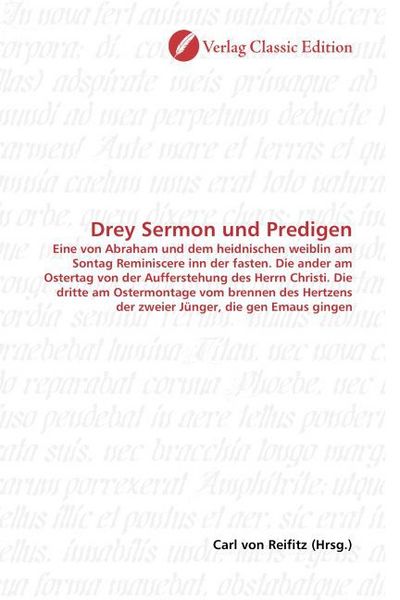 Produktbild: Drey Sermon und Predigen