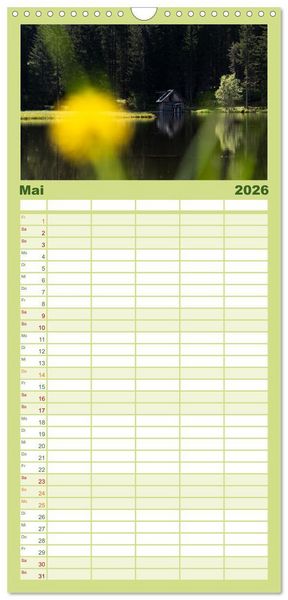 Produktbild: Familienplaner 2026 - Die Steirische Krakau mit 5 Spalten (Wandkalender, 21 x 45 cm) CALVENDO