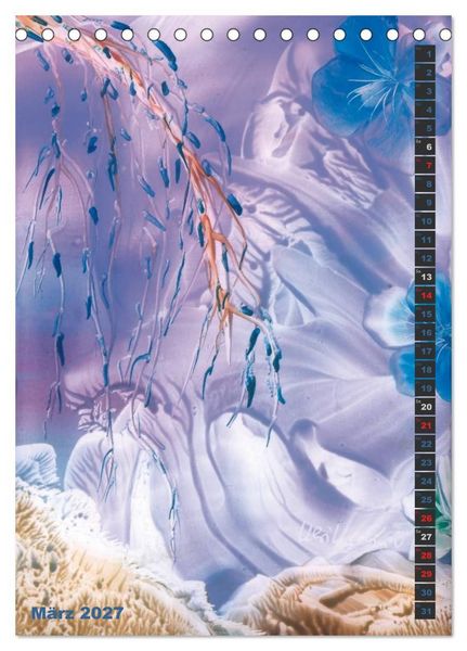 Produktbild: Encaustic-Malerei Kunstkalender 2027 (Tischkalender 2027 DIN A5 hoch), CALVENDO Monatskalender
