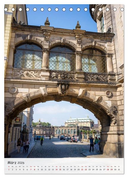 Produktbild: Dresden - Bilder aus Elbflorenz (Tischkalender 2026 DIN A5 hoch), CALVENDO Monatskalender