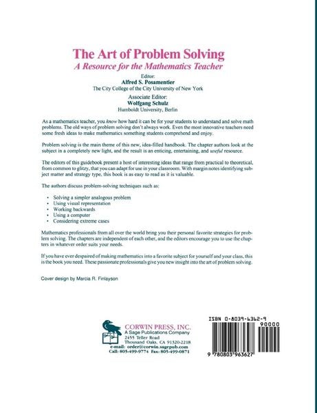 Produktbild: The Art of Problem Solving
