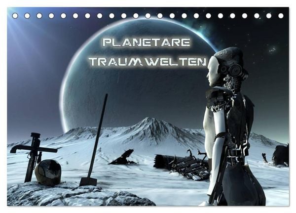 Produktbild: Planetare Traumwelten (Tischkalender 2026 DIN A5 quer), CALVENDO Monatskalender
