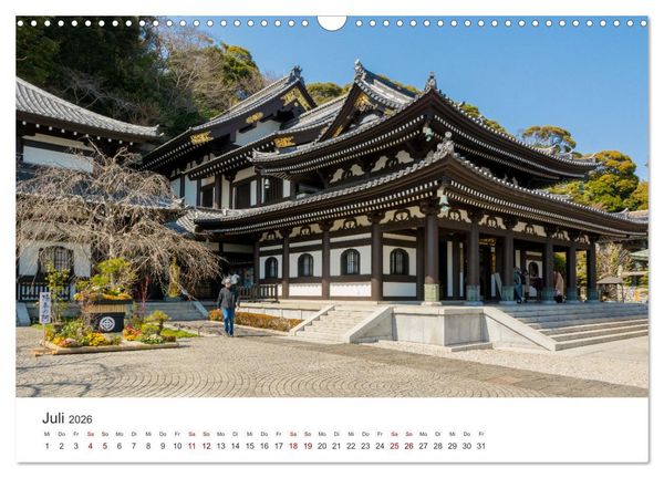Produktbild: Tempel in Japan (Wandkalender 2026 DIN A3 quer), CALVENDO Monatskalender