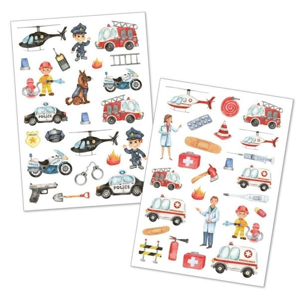 Produktbild: HAPPY TATTS, Kinder-Tattoos, 'Tat&uuml;-Tata' (48 Stk.)