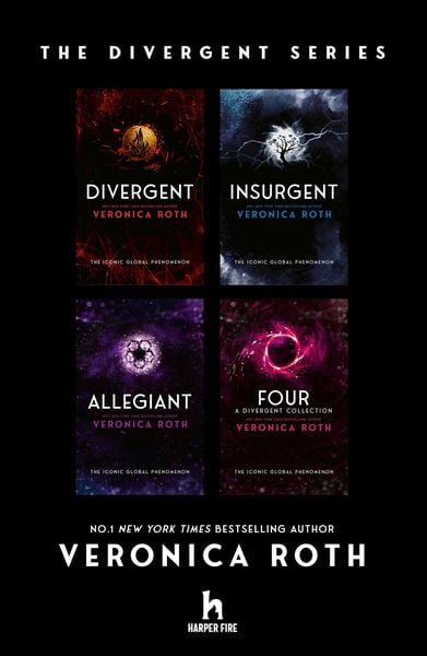 Produktbild: Divergent Series Four-Book Collection (Divergent, Insurgent, Allegiant, Four)