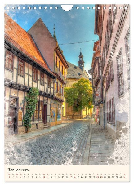 Produktbild: Quedlinburg - unsere Stadt (Wandkalender 2026 DIN A4 hoch), CALVENDO Monatskalender