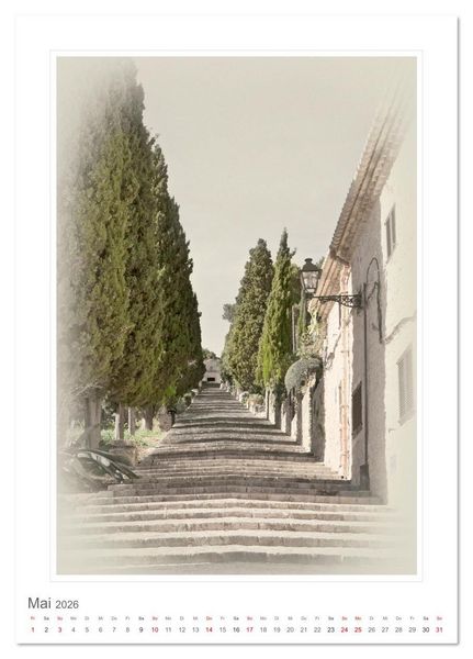 Produktbild: Durch das romantische Mallorca (Tischkalender 2026 DIN A5 hoch), CALVENDO Monatskalender