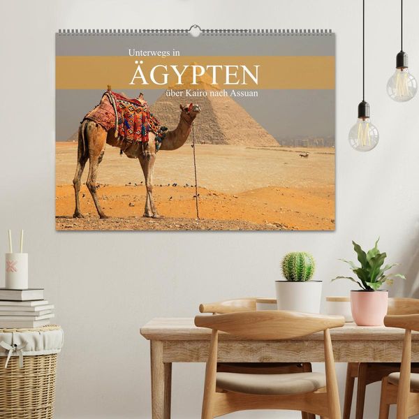 Produktbild: Unterwegs in &Auml;gypten - &uuml;ber Kairo nach Assuan (Wandkalender 2026 DIN A2 quer), CALVENDO Monatskalender