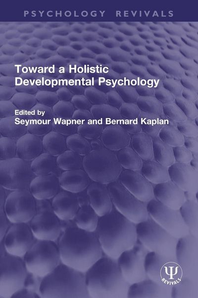 Produktbild: Toward a Holistic Developmental Psychology
