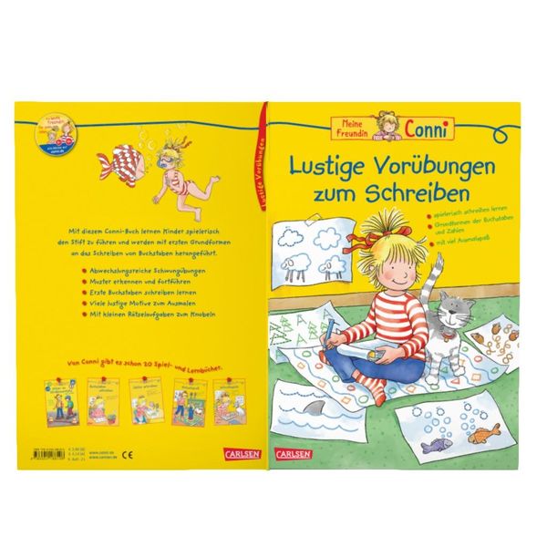 Conni Gelbe Reihe (Beschäftigungsbuch): Lustige Vorübungen zum Schreiben
