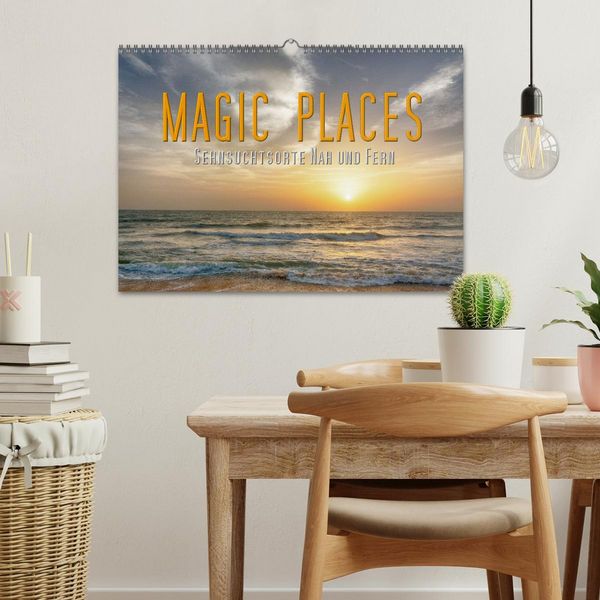 Produktbild: Magic Places - Sehnsuchtsorte nah und fern (Wandkalender 2026 DIN A3 quer), CALVENDO Monatskalender